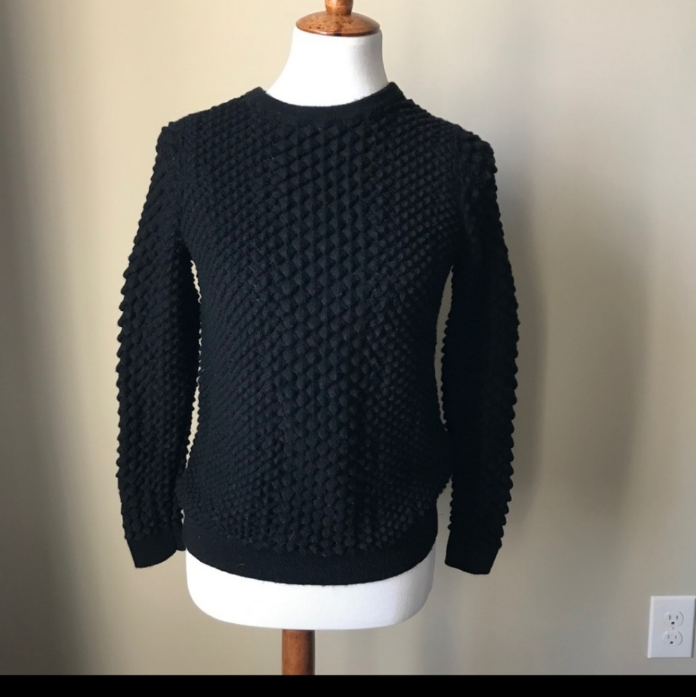 & Other Stores 100% Wool black sweater xs